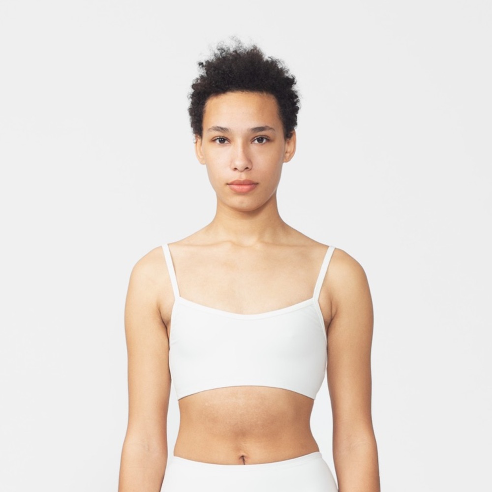 nu swim liza top in bone